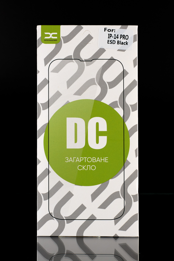 Защитное стекло DC для iPhone 14 Pro черный