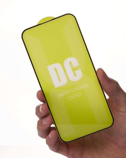 Защитное стекло DC для iPhone 15 Plus черный