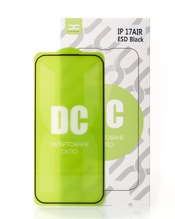 Защитное стекло DC для iPhone 17 AIR черный