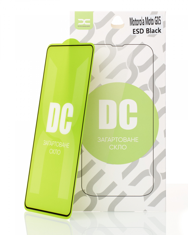 Защитное стекло DC для Motorola Moto G05 / E15 черный