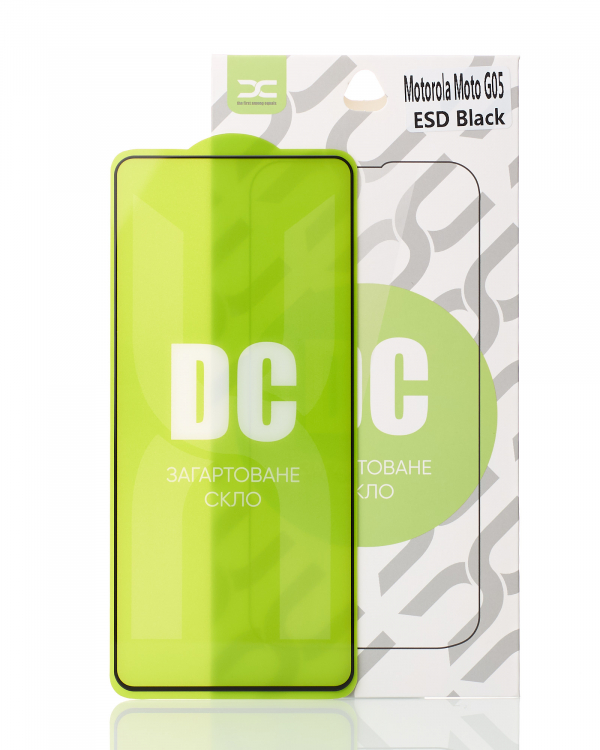 Защитное стекло DC для Motorola Moto G05 / E15 черный