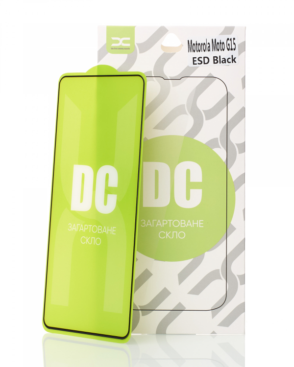 Защитное стекло DC для Motorola Moto G15 черный
