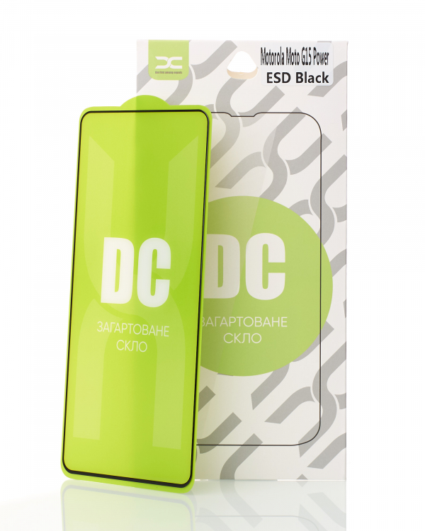 Защитное стекло DC для Motorola Moto G15 Power черный