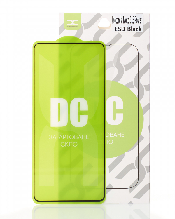 Защитное стекло DC для Motorola Moto G15 Power черный