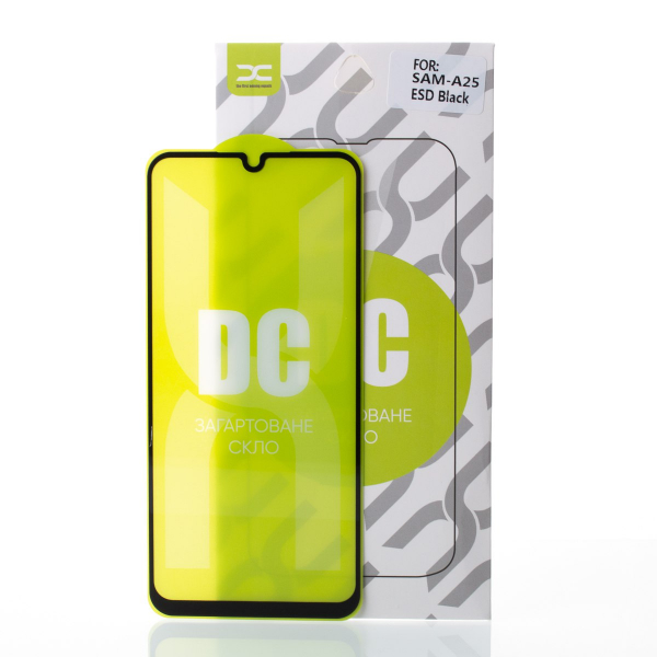 Защитное стекло DC для Samsung A25 черный