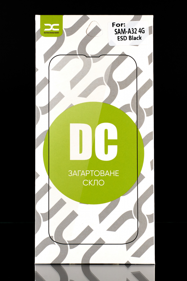 юЗащитное стекло DC для Samsung A22 4G / A31 / A32 4G / A33 / M32 4G черный