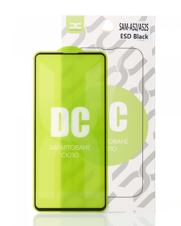 Защитное стекло DC для Samsung A52 / A52S черный