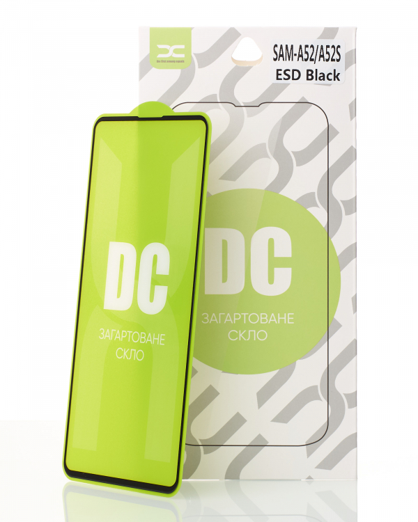 Защитное стекло DC для Samsung A52 / A52S черный
