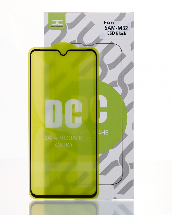 Защитное стекло DC для Samsung M32 черный