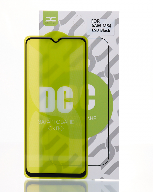 юЗащитное стекло DC для Samsung A24 4G / M34 5G черный