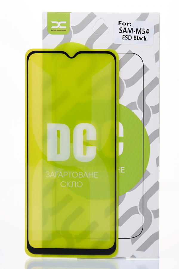 Защитное стекло DC для Samsung M54 черный