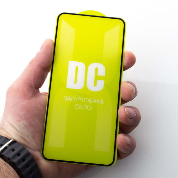 Защитное стекло DC для Samsung S21 FE черный