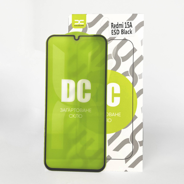 Защитное стекло DC для Xiaomi Redmi 15C (173 mm) / 15A / POCO C85 черный