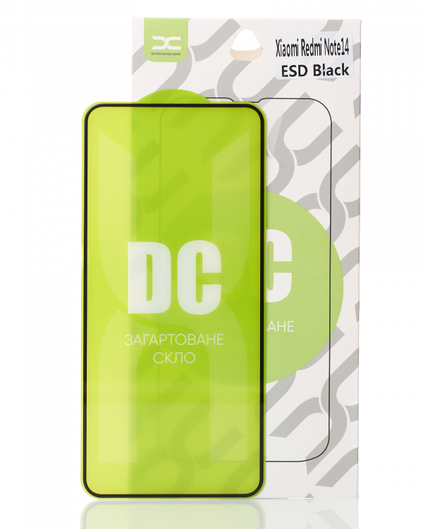 Защитное стекло DC для Xiaomi Redmi Note 14 черный