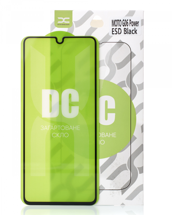 Защитное стекло DC для Motorola Moto G06 Power черный