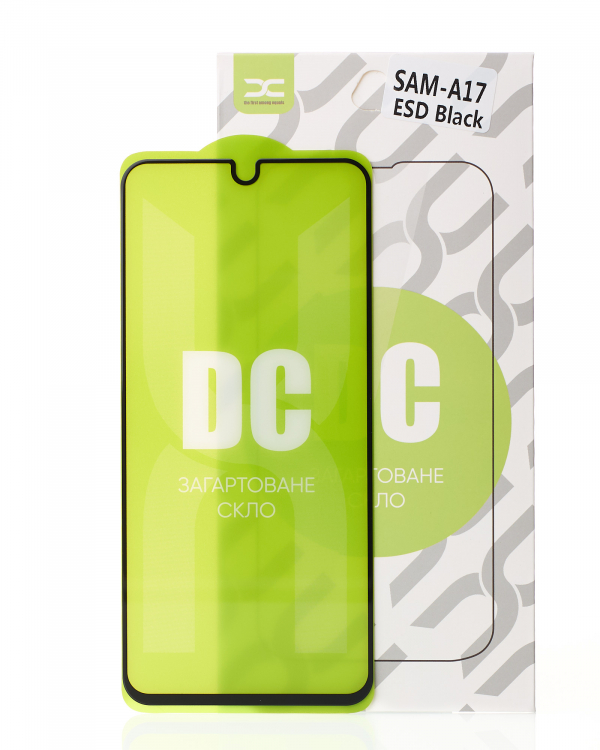 Защитное стекло DC для Samsung A17 черный