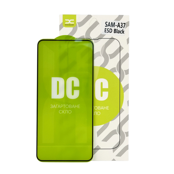 Защитное стекло DC для Samsung A37 черный