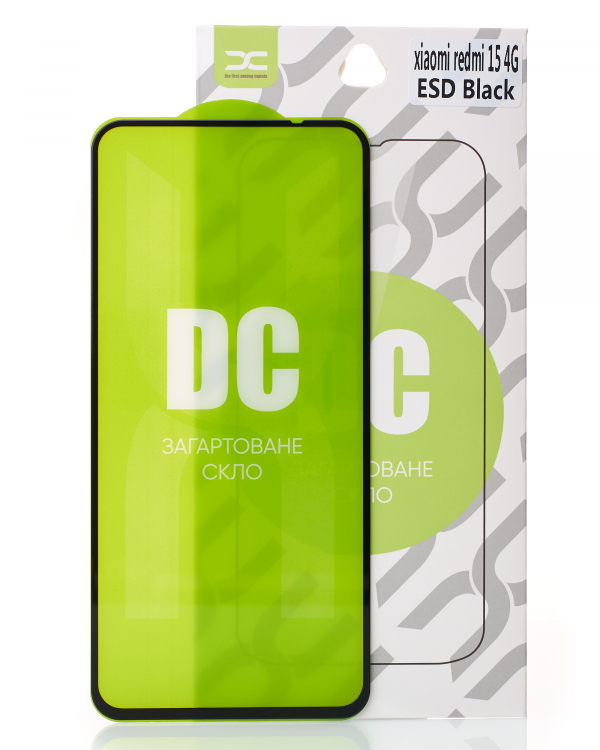 Защитное стекло DC для Xiaomi Redmi 15 4G (171 mm) черный