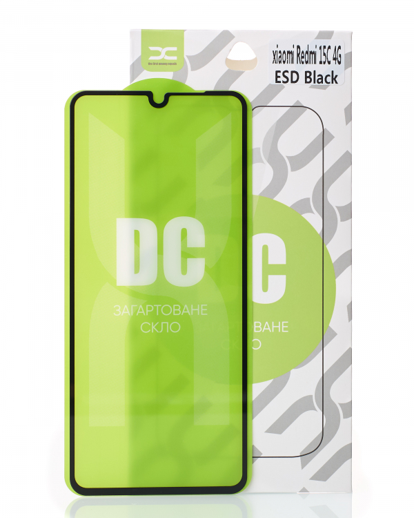 Защитное стекло DC для Xiaomi Redmi 15C 4G (171 mm) черный