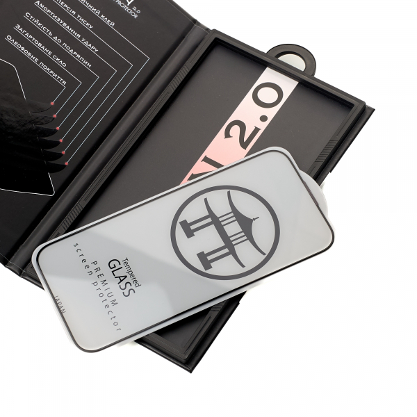 Защитное стекло Japan 2.0 для iPhone 16 / iPhone 15 (комплект) черный