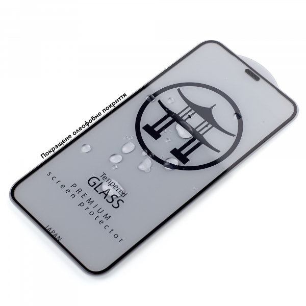 Защитное стекло Japan 2.0 для iPhone 13 / iPhone 13 Pro / iPhone 14 / iPhone 16E черный