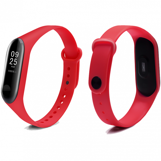 Ремешок для Mi Band 5/6 COLORS красный