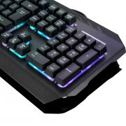 Клавиатура проводная XO KB-01 RGB/ Metal черный