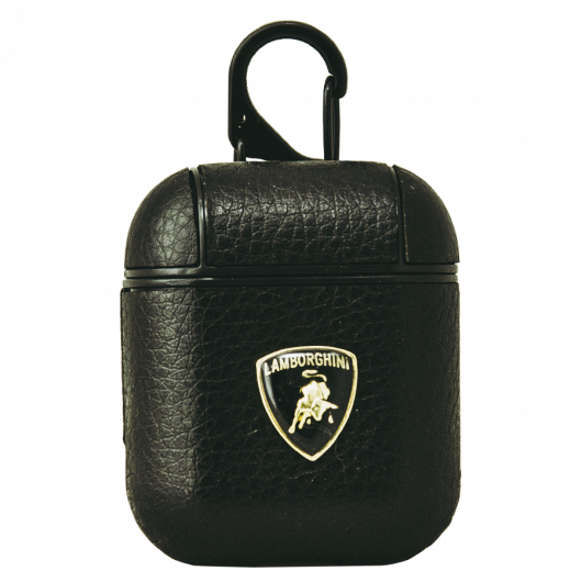 Чехол для Airpods 1/2 LEATHER BRANDS Lamborghini