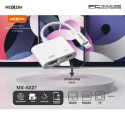 HDMI-кабель MOXOM (MX-AX27) Lightning to HDMI + PD белый