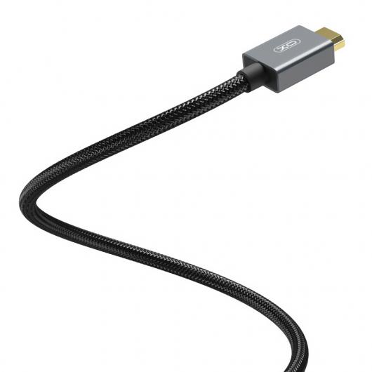 HDMI-кабель XO (GB001) 3M HDMI to HDMI 8K алюминиевый корпус черный