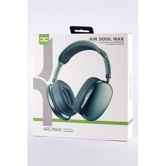 Наушники Bluetooth DC Air Soul Max + чехол (ARS Max) (накладные) зеленый