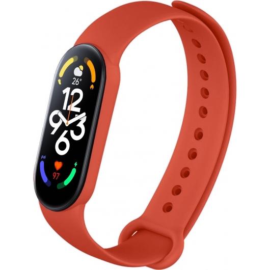 Ремешок для Mi Band 7 COLORS коралловый