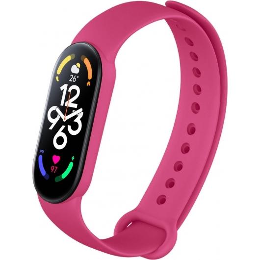 Ремешок для Mi Band 7 COLORS розовый