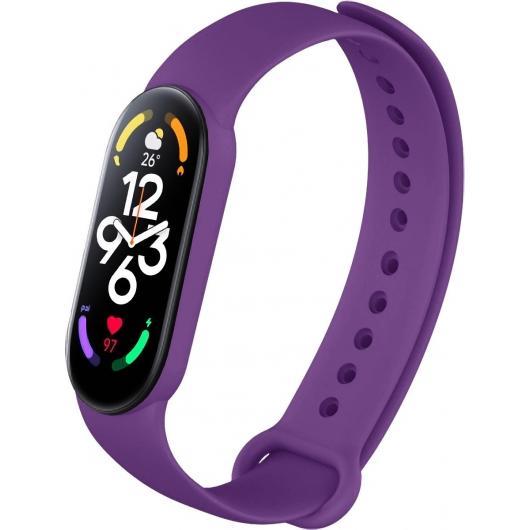 Ремешок для Mi Band 7 COLORS сиреневый