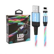 USB cable MOXOM Lightning (MX-CB67) Magnetic голубой