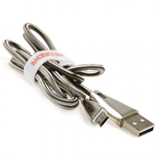 USB cable MOXOM micro USB (CC-31) серебряный