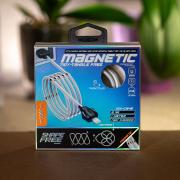 USB cable MOXOM micro USB (MX-CB46) Magnetic clips белый