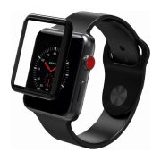 Защитное стекло для Apple Watch 2/3 series Softedge FullGlue 42 mm черный